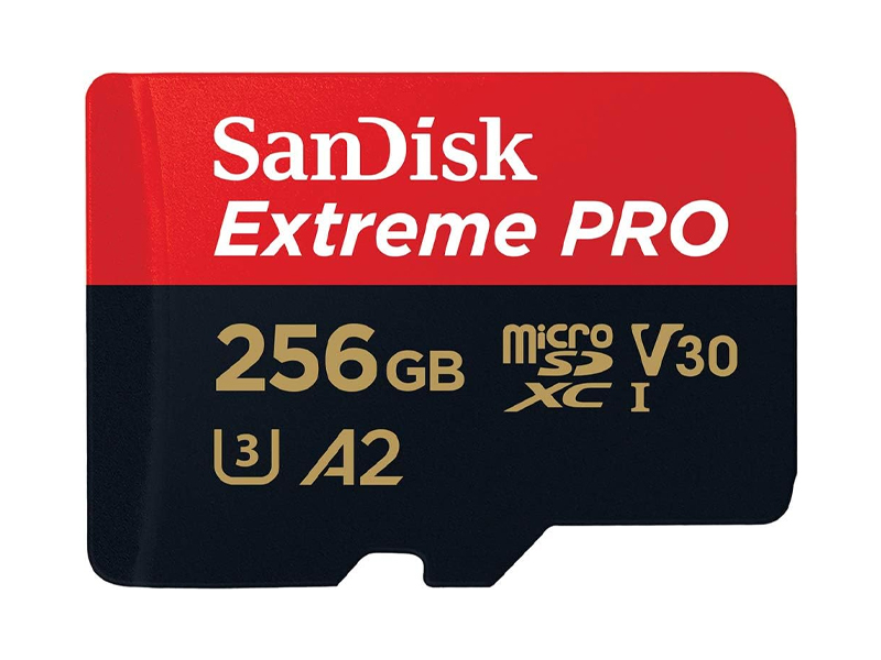 SanDisk Extreme Pro 256GB 200MB/s MicroSD Card